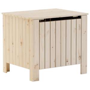 Úložný box s víkem RANA 60 x 49 x 54 cm masivní borové dřevo - obrázek 2