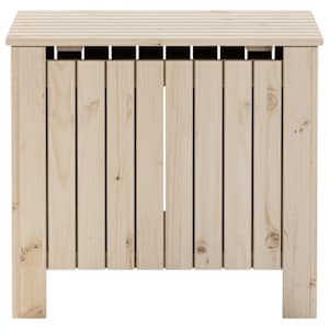 Úložný box s víkem RANA 60 x 49 x 54 cm masivní borové dřevo - obrázek 4