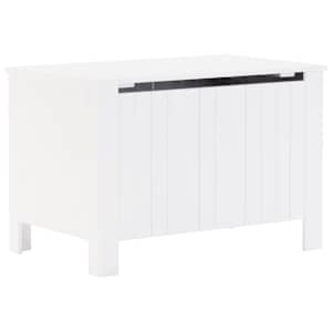 Úložný box na kolečkách RANA bílý 80 x 49 x 54 cm borové dřevo - obrázek 2