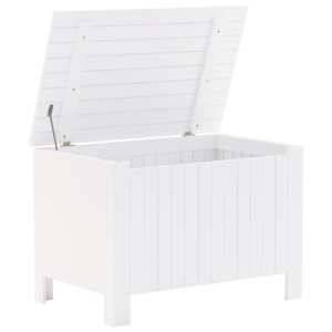 Úložný box na kolečkách RANA bílý 80 x 49 x 54 cm borové dřevo - obrázek 7