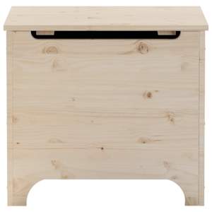 Úložný box s víkem RANA 60 x 49 x 54 cm masivní borové dřevo - obrázek 4