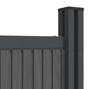 Plotový dílec WPC šedý 180 x 186 cm - obrázek 9