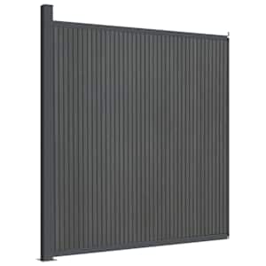 Plotový dílec WPC šedý 173 x 186 cm - obrázek 2