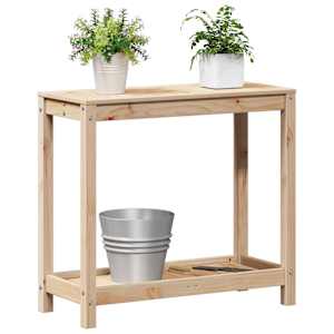 Přesazovací stůl s policí 82,5x35x75 cm masivní borové dřevo - obrázek 4