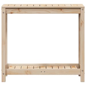 Přesazovací stůl s policí 82,5x35x75 cm masivní borové dřevo - obrázek 5