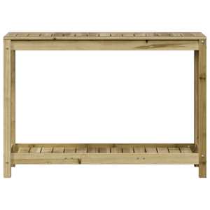 Přesazovací stůl s policí 108x35x75 cm impregnovaná borovice - obrázek 5