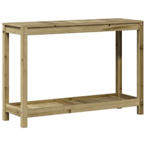 Přesazovací stůl s policí 108x35x75 cm impregnovaná borovice - obrázek 7