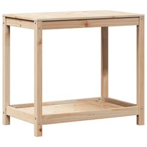 vidaXL riiuliga istutuslaud, 82,5 x 50 x 75 cm, m&auml;nnipuit