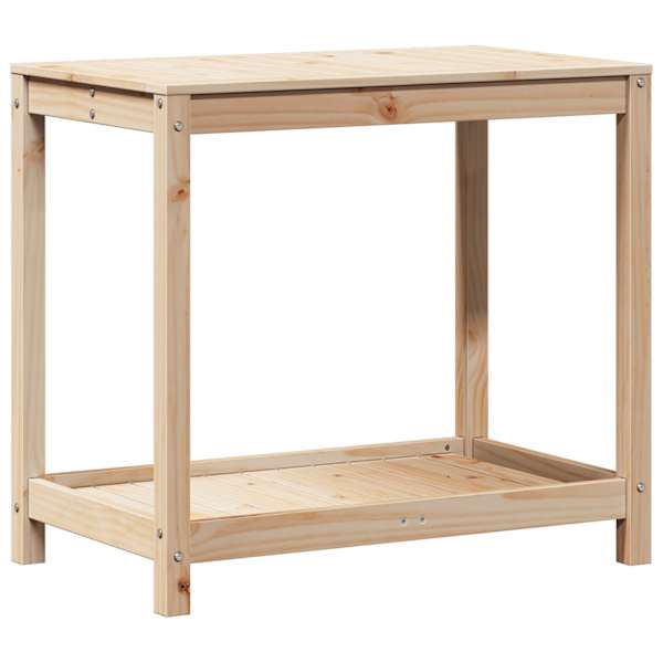 vidaXL riiuliga istutuslaud, 82,5 x 50 x 75 cm, m&auml;nnipuit