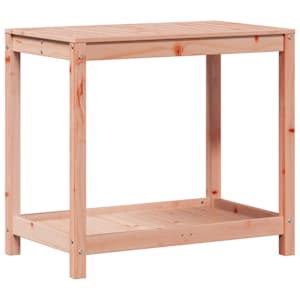 vidaXL riiuliga istutuslaud, 82,5 x 50 x 75 cm, ebatsuuga puit