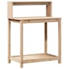 vidaXL riiulitega istutuslaud, 82,5 x 50 x 109,5 cm, m&auml;nnipuit