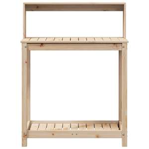 Přesazovací stůl s policemi 82,5x50x109,5 cm masivní borovice - obrázek 5
