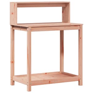 vidaXL riiulitega istutuslaud, 82,5 x 50 x 109,5 cm, ebatsuuga puit