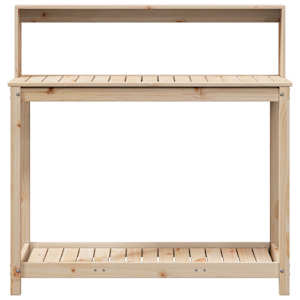 Přesazovací stůl s policemi 108x50x109,5 cm masivní borovice - obrázek 5