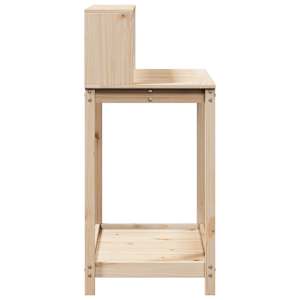 Přesazovací stůl s policemi 108x50x109,5 cm masivní borovice - obrázek 6
