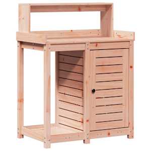 vidaXL riiulitega istutuslaud, 82,5 x 50 x 109,5 cm, ebatsuuga puit