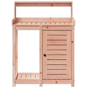Přesazovací stůl s policemi 82,5x50x109,5 cm masivní douglaska - obrázek 5