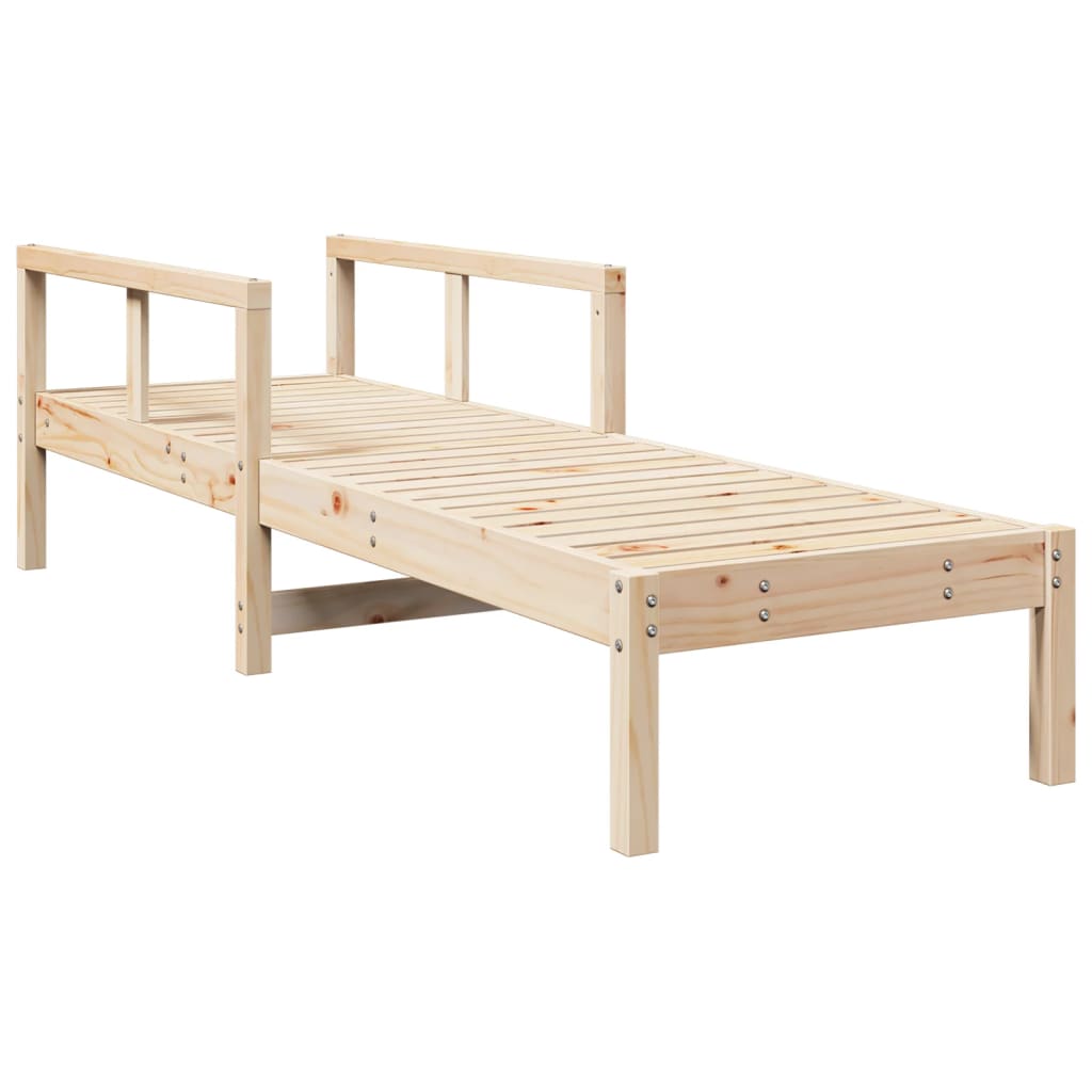 vidaXL Zahradní lehátko 199,5 x 62 x 55 cm masivní borové dřevo