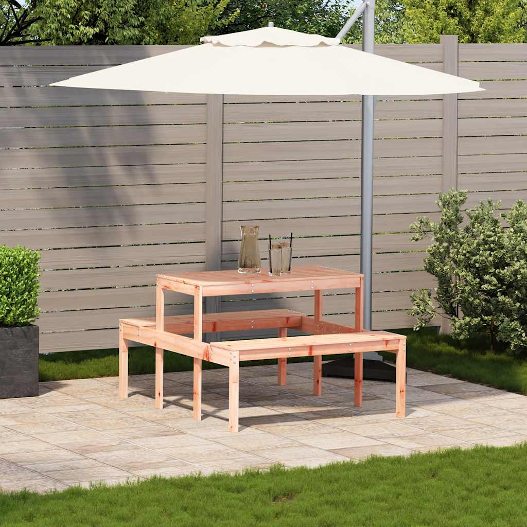 Thumbnail - vidaXL Picknicktisch 110x134x75 cm Massivholz Douglasie