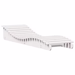 vidaXL lamamistool, valge, 205x60x31,5 cm, m&auml;nnipuit