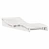 vidaXL lamamistool, valge, 205x80x31,5 cm, m&auml;nnipuit
