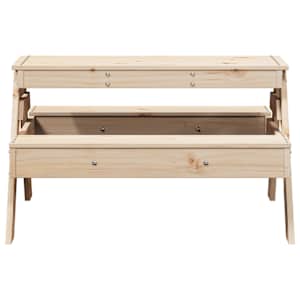 Piknikový stůl pro děti 88 x 97 x 52 cm masivní borové dřevo - obrázek 4