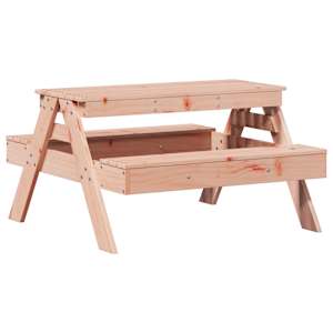 Piknikový stůl pro děti 88 x 97 x 52 cm masivní dřevo douglasky - obrázek 2