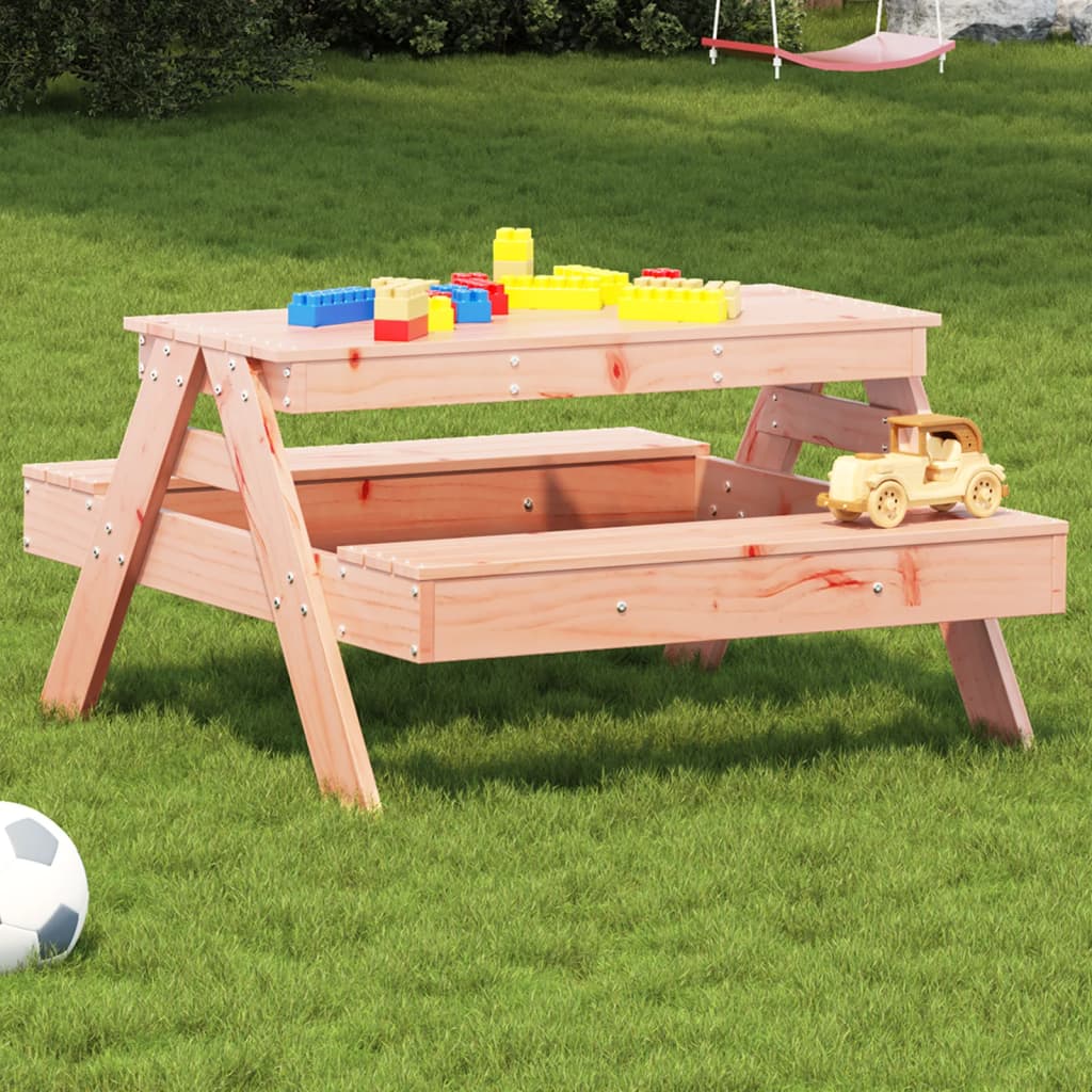 vidaXL Picknicktisch für Kinder 88x97x52 cm Massivholz Douglasie