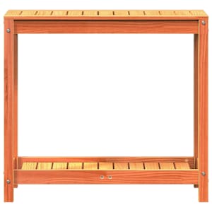 Přesazovací stůl s policí voskově hnědý 82,5x35x75 cm borovice - obrázek 5