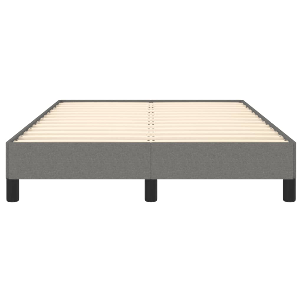vidaXL Bedframe zonder matras 120x190 cm stof donkergrijs grijs, foto 4