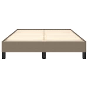 Rám postele bez matrací taupe 120x190 cm textil - obrázek 5