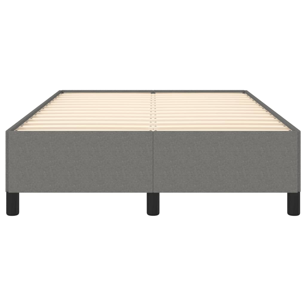 vidaXL Bedframe zonder matras 120x190 cm stof donkergrijs grijs, foto 4