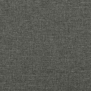 Rám postele bez matrací tmavě šedá 120x190 cm textil - obrázek 8
