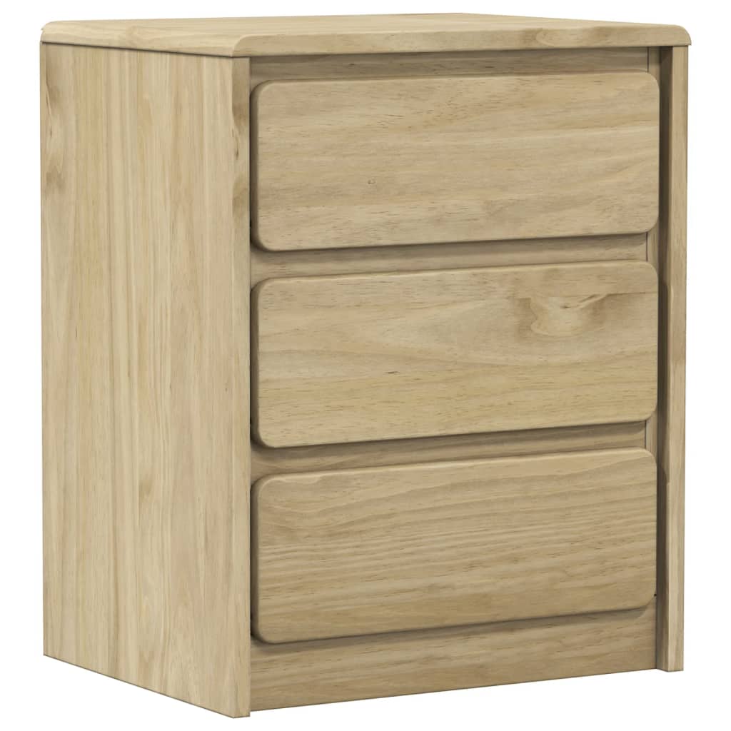 vidaXL NoÄŤnĂ­ stolek SAUDA 44 x 35 x 56 cm masivnĂ­ borovĂ© dĹ™evo