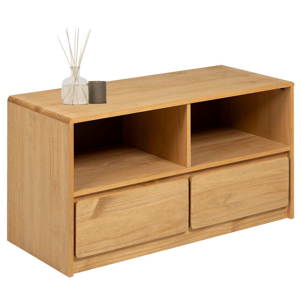 Thumbnail - vidaXL TV-Schrank SAUDA Eiche-Optik 99x43x55 cm Massivholz Kiefer