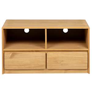 TV skříňka SAUDA 99 x 43 x 55 cm masivní borové dřevo - obrázek 4