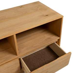 TV skříňka SAUDA 99 x 43 x 55 cm masivní borové dřevo - obrázek 7