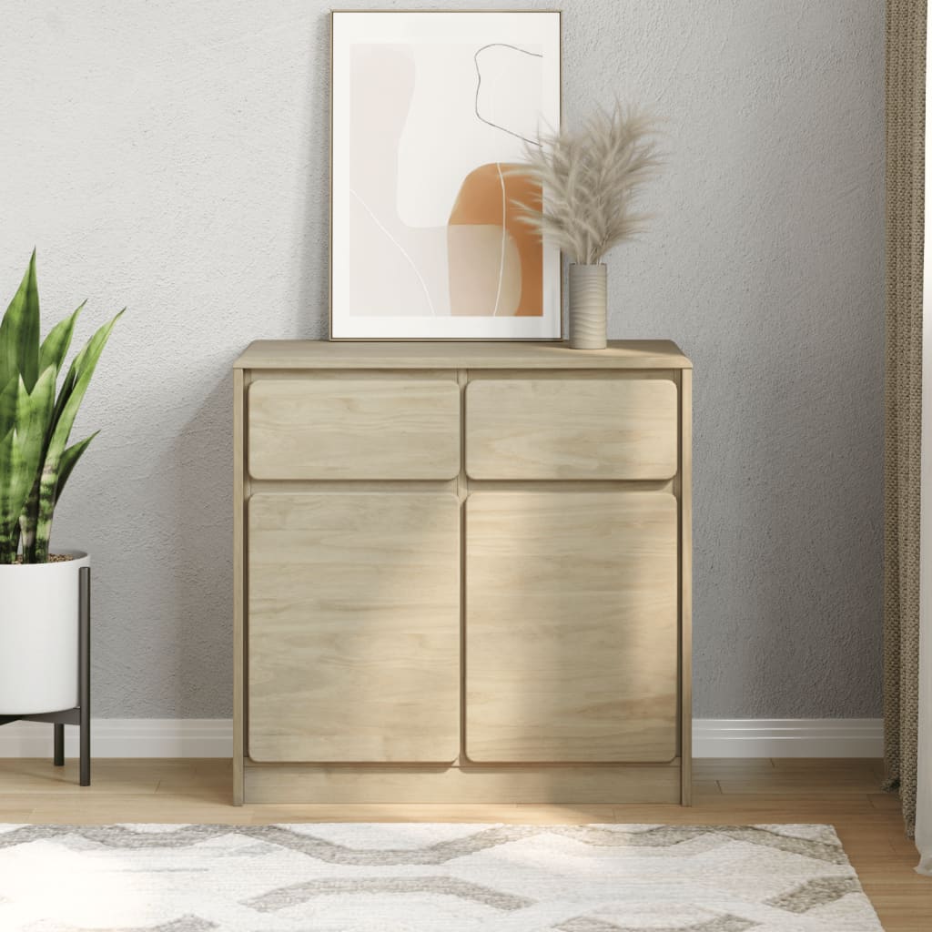 Thumbnail - vidaXL Sideboard SAUDA Eiche-Optik 80x43x75,5 cm Kiefernholz