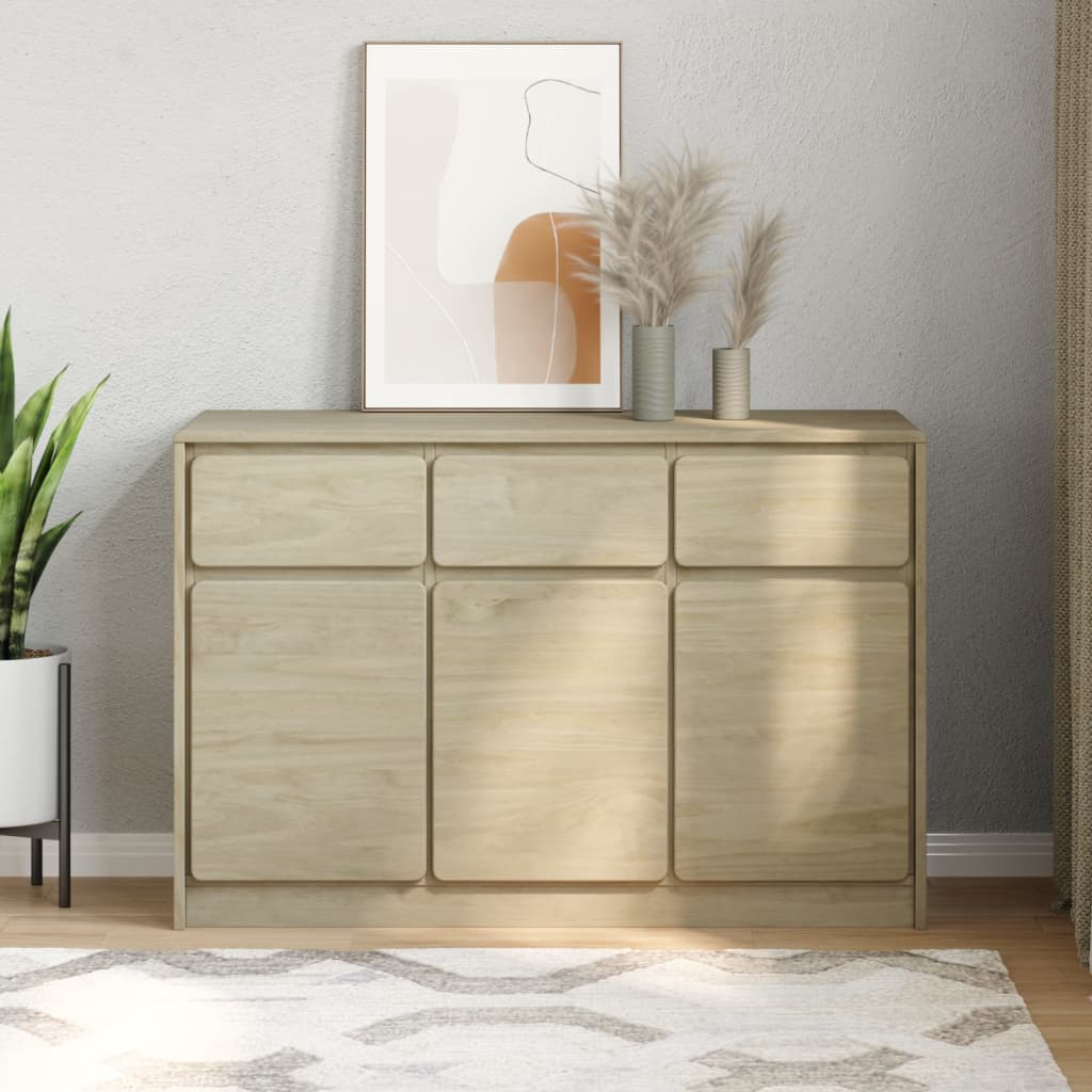 Thumbnail - vidaXL Sideboard SAUDA Eiche-Optik 114x43x75,5 cm Kiefernholz