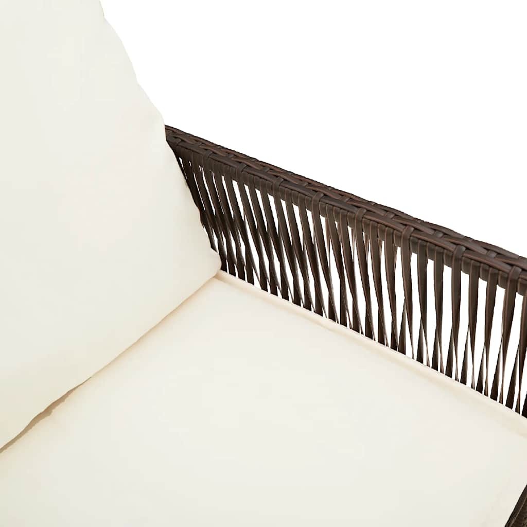 Patio Bar Stools Armchair Outdoor Garden Furniture 2 Pcs Poly Rattan vidaXL - Picture 24 of 39