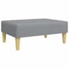 vidaXL jalapink, helehall , 77x55x31 cm, samet