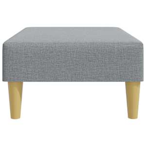 Podnožka světle šedá 77 x 55 x 31 cm textil - obrázek 5