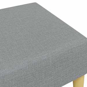 Podnožka světle šedá 77 x 55 x 31 cm textil - obrázek 6