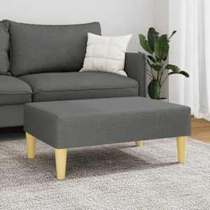 Podnožka tmavě šedá 77 x 55 x 31 cm textil - obrázek 3
