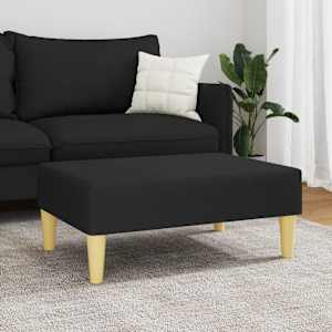 Podnožka černá 77 x 55 x 31 cm textil - obrázek 3