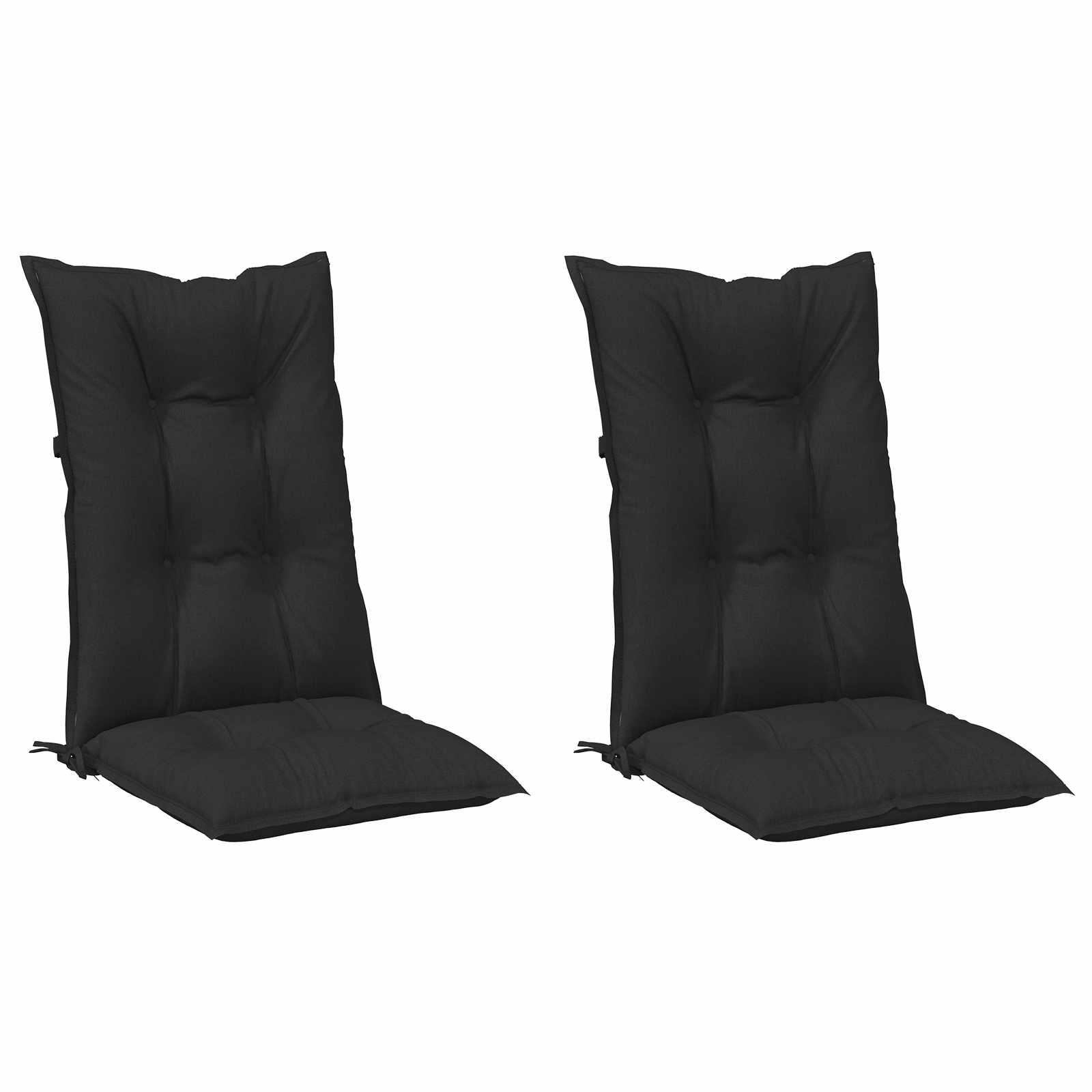 vidaXL Súprava vankúšov na stoličku s vysokým operadlom 2 ks Polyester