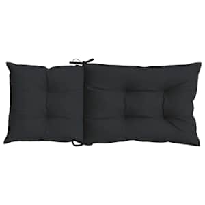 Souprava polštářů pro vysokou židli 2 pcs Melanžová černá - obrázek 7