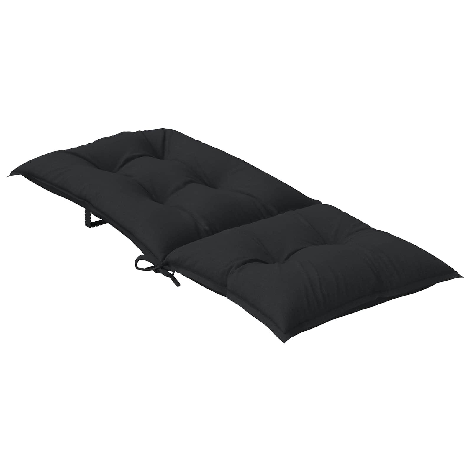 Hooge Rug Stoelkussens Set 6 pcs Melange Zwart 120 x 50 x 7 cm image 5