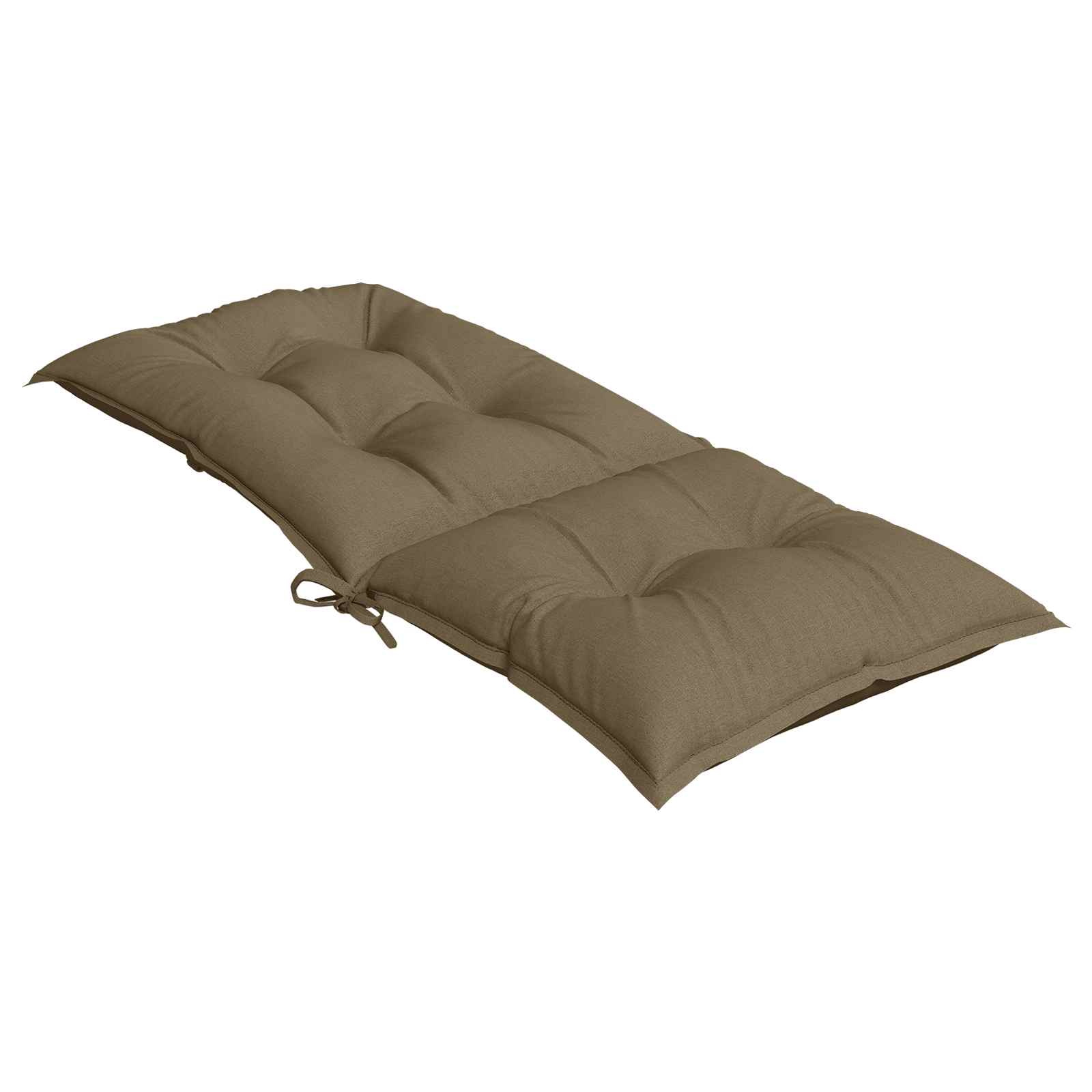 vidaXL Hochlehner-Auflagen 2 Stk. Melange Taupe 120x50x7 cm Stoff – Bild 5