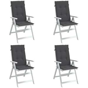 Blazina za stol 4 kosi melanž antracit 120x50x4 cm blago